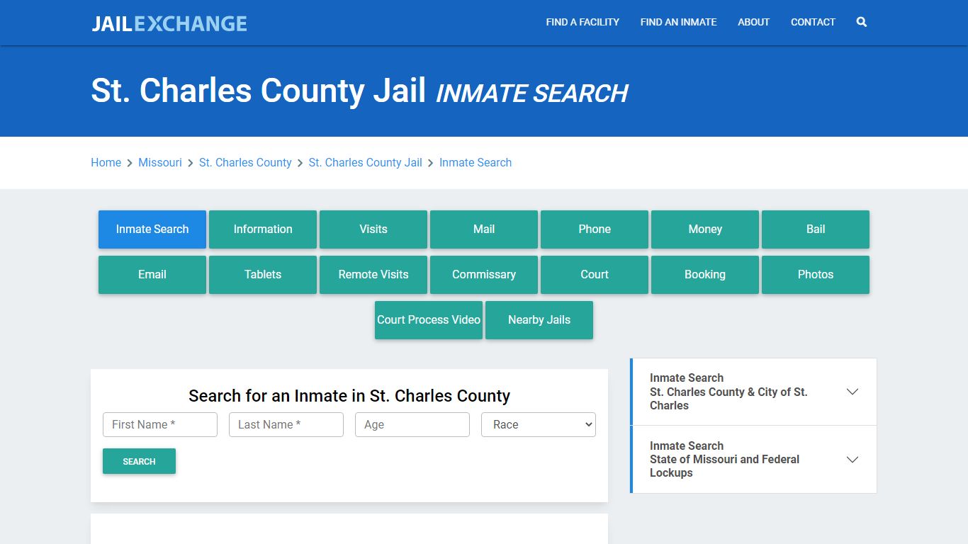 St. Charles County Jail, MO Inmate Search: Roster & Mugshots