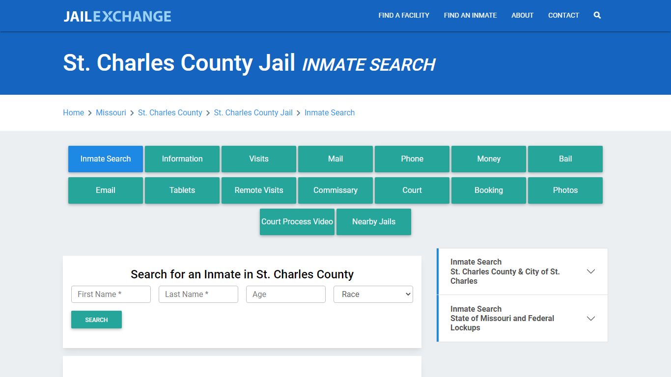 St. Charles County Jail, MO Inmate Search: Roster & Mugshots
